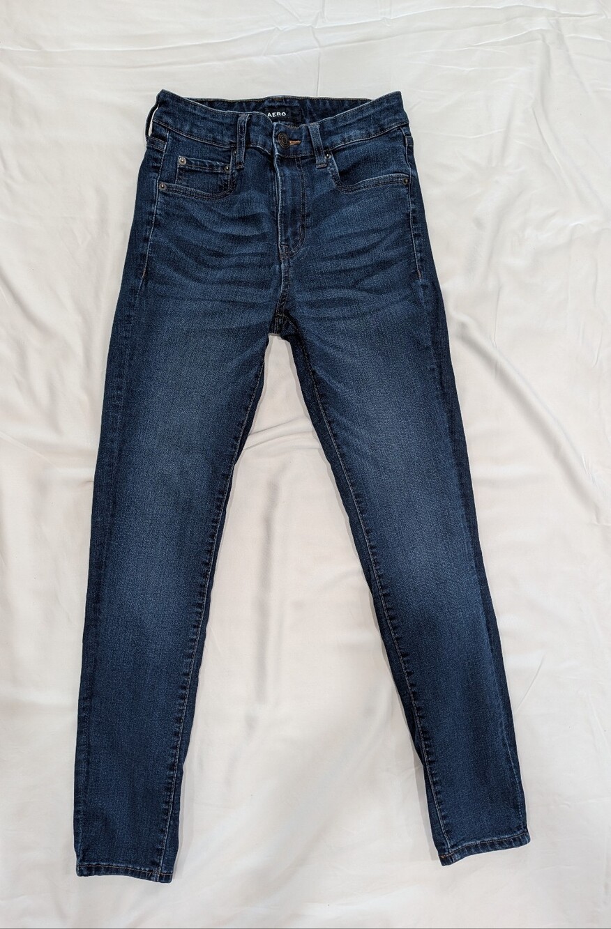 Aéropostale Dark Wash Skinny Jeans - Size 6